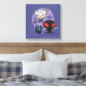 Aquaman | Chibi Orm & Black Manta Undersea Graphic Canvas Afdruk (Insitu (Slaapkamer))