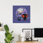 Aquaman | Chibi Orm & Black Manta Undersea Graphic Poster (Thuiskantoor)
