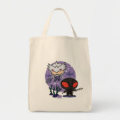 Aquaman | Chibi Orm & Black Manta Undersea Graphic Tote Bag (Voorkant)