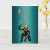 Aquaman Crouching Kaart (Gele Bloem)