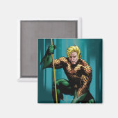 Aquaman Crouching Magneet (Voorkant / Achterkant)