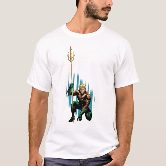 Aquaman Crouching T-shirt (Voorkant)