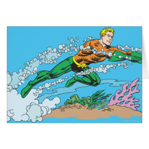 Aquaman Dashes Thru Water