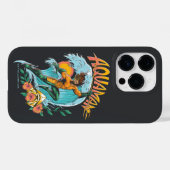 Aquaman en Trident Rising Surf Graphic Case-Mate iPhone Case (Achterkant (horizontaal))
