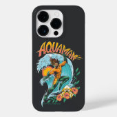 Aquaman en Trident Rising Surf Graphic Case-Mate iPhone Case (Achterkant)