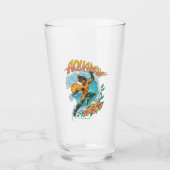 Aquaman en Trident Rising Surf Graphic Glas (Voorkant)