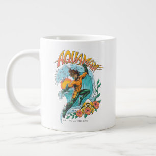Aquaman en Trident Rising Surf Graphic Grote Koffiekop