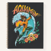 Aquaman en Trident Rising Surf Graphic Notitieboek (Voorkant)