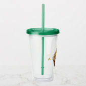 Aquaman | Golden Aquaman Logo Acryl Drinkbeker (Rechts)