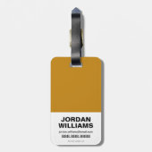 Aquaman | Golden Aquaman Logo Bagagelabel (Achterkant verticaal)