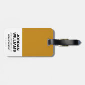 Aquaman | Golden Aquaman Logo Bagagelabel (Achterkant horizontaal)