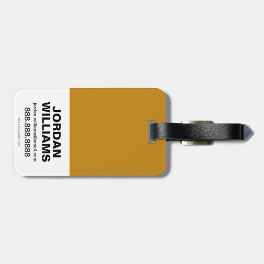 Aquaman | Golden Aquaman Logo Bagagelabel (Achterkant horizontaal)