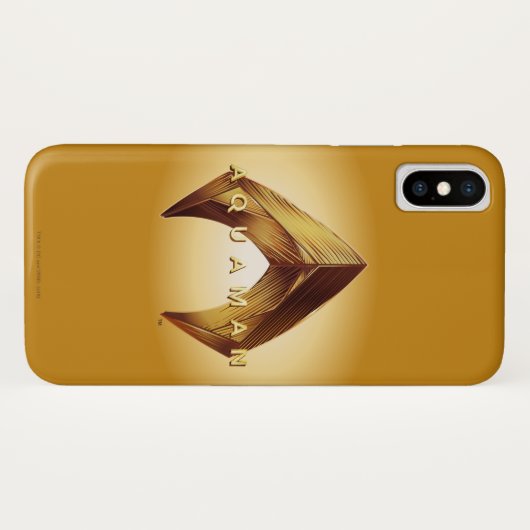 Aquaman | Golden Aquaman Logo Case-Mate iPhone Case (Achterkant (horizontaal))