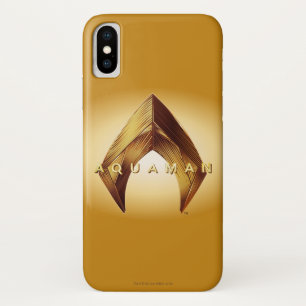 Aquaman   Golden Aquaman Logo Case-Mate iPhone Case