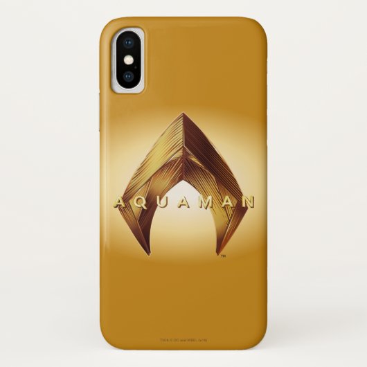 Aquaman | Golden Aquaman Logo Case-Mate iPhone Case (Achterkant)