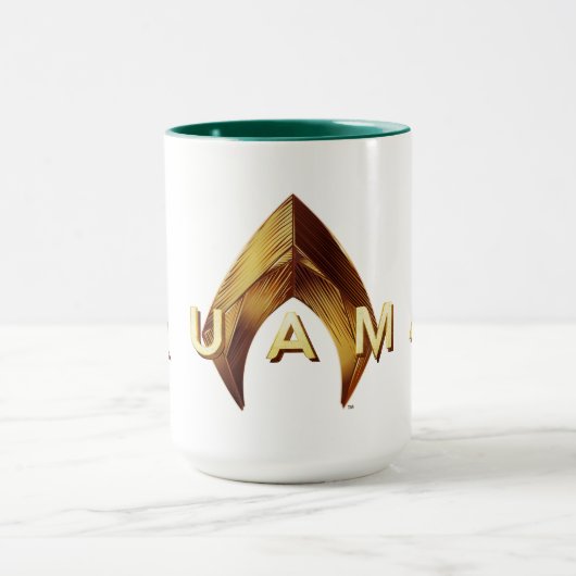 Aquaman | Golden Aquaman Logo Mok (Midden)