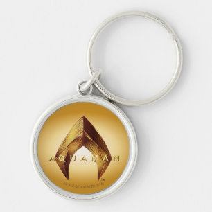 Aquaman Golden Aquaman Logo Sleutelhanger