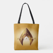 Aquaman | Golden Aquaman Logo Tote Bag (Achterkant)