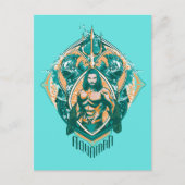 Aquaman | Grafisch Aquaman & Trenchers Briefkaart (Voorkant)