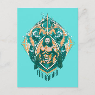 Aquaman | Grafisch Aquaman & Trenchers Briefkaart