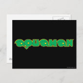 Aquaman Green Logo Briefkaart (Voorkant / Achterkant)