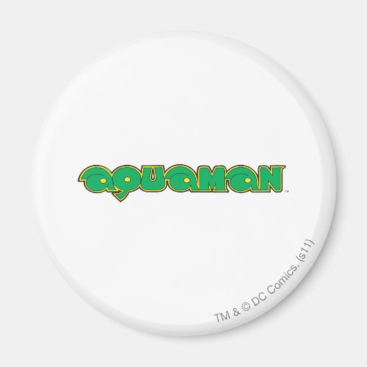 Aquaman Green Logo Magneet (Voorkant)
