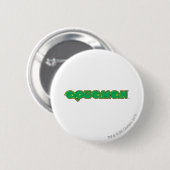 Aquaman Green Logo Ronde Button 5,7 Cm (Voorkant /achterkant)