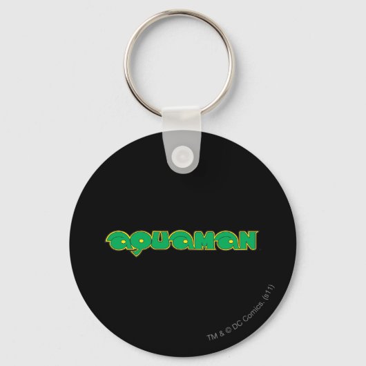 Aquaman Green Logo Sleutelhanger (Voorkant)