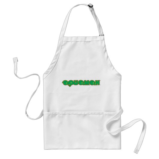 Aquaman Green Logo Standaard Schort (Voorkant)
