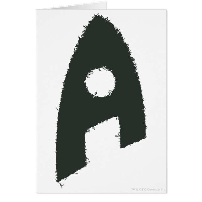 Aquaman Grunge "A" (Voorkant)