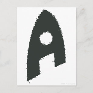 Aquaman Grunge "A" Briefkaart