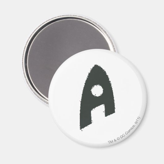 Aquaman Grunge "A" Magneet (Voorkant / Achterkant)