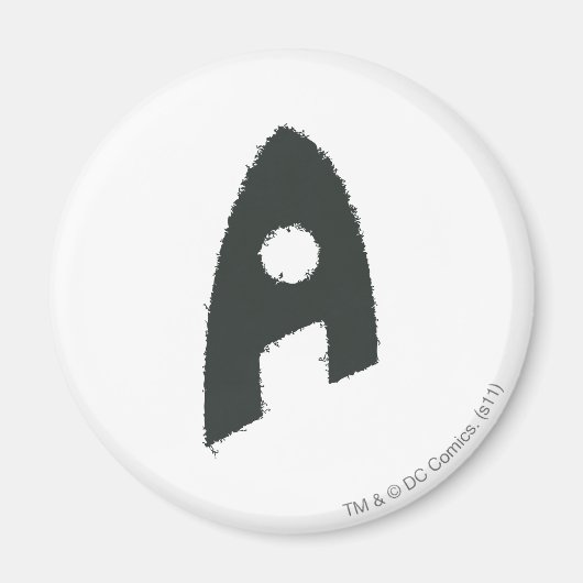 Aquaman Grunge "A" Magneet (Voorkant)