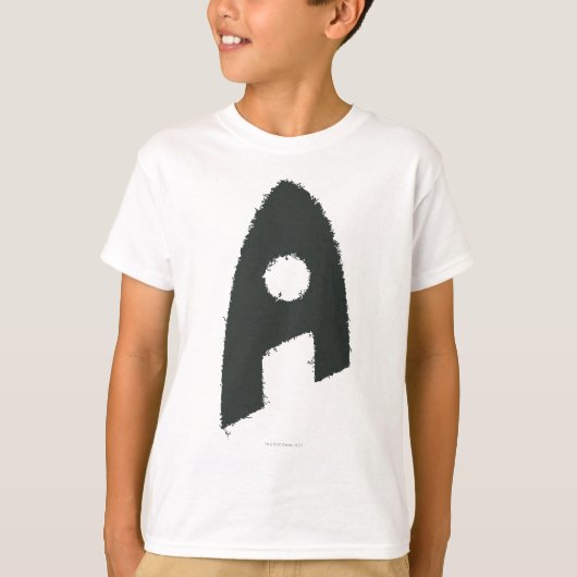 Aquaman Grunge "A" T-shirt (Voorkant)