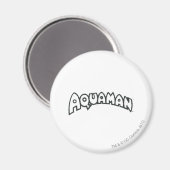 Aquaman Grunge Black Logo 2 Magneet (Voorkant / Achterkant)
