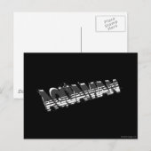 Aquaman Grunge Stripe Logo Briefkaart (Voorkant / Achterkant)