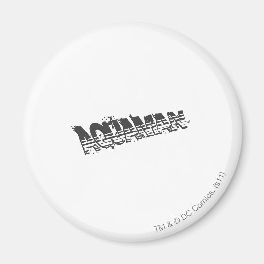 Aquaman Grunge Stripe Logo Magneet (Voorkant)