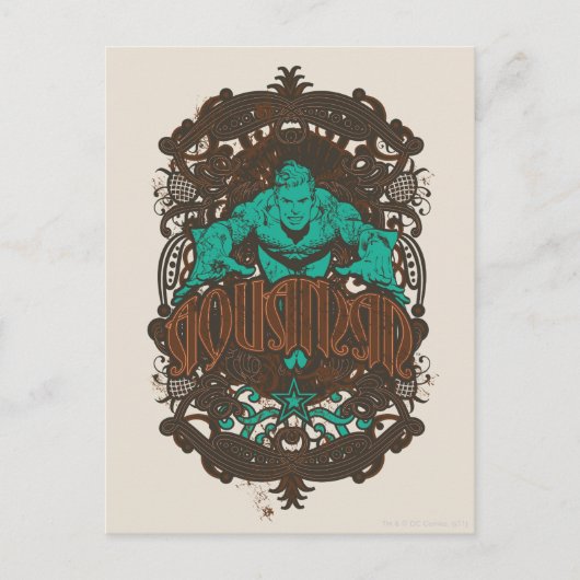 Aquaman - Het is Showtime! Poster Briefkaart (Voorkant)