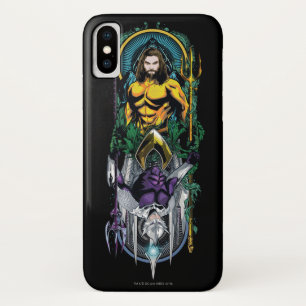 Aquaman   Het orin- en orm omkeerbare Art-paneel Case-Mate iPhone Case