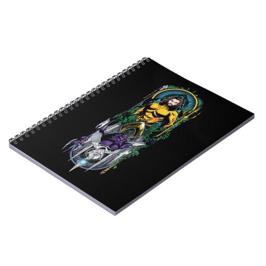 Aquaman | Het orin- en orm omkeerbare Art-paneel Notitieboek (Linkerzijde)