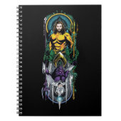 Aquaman | Het orin- en orm omkeerbare Art-paneel Notitieboek (Voorkant)
