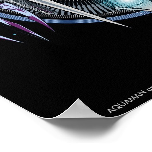 Aquaman | Het orin- en orm omkeerbare Art-paneel Poster (Hoek)