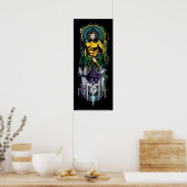 Aquaman | Het orin- en orm omkeerbare Art-paneel Poster (Keuken)