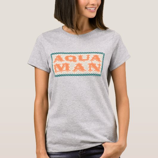 Aquaman It's Showtime! Letters T-shirt (Voorkant)