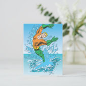 Aquaman Jpomp uit Zee Briefkaart (Staand voorkant)
