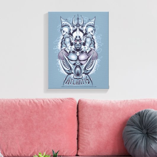 Aquaman | King Orm of Atlantis Graphic Canvas Afdruk (Insitu (Woonkamer))