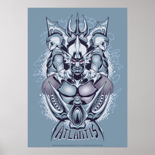 Aquaman | King Orm of Atlantis Graphic Poster (Voorkant)