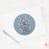 Aquaman | King Orm of Atlantis Graphic Ronde Sticker (Envelop)