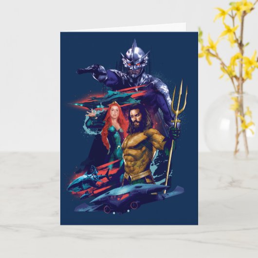 Aquaman | King Orm Versus Mera & Aquaman Kaart (Gele Bloem)