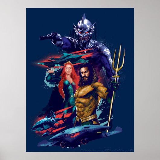 Aquaman | King Orm Versus Mera & Aquaman Poster (Voorkant)